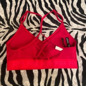 VS red sports bra